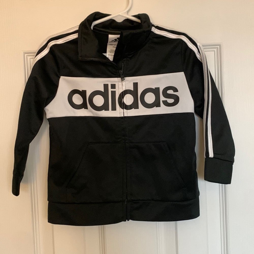 Adidas track Jacket Baby 18mo black